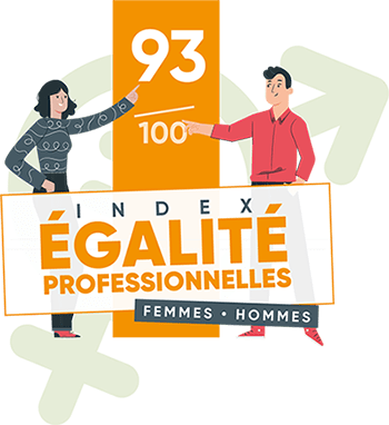 Index parité femme homme : notede 93 sur 100 points